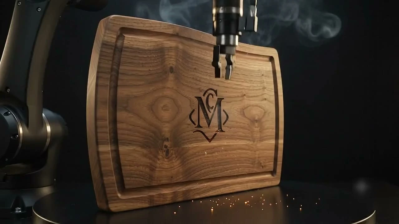 Grabado láser de monograma